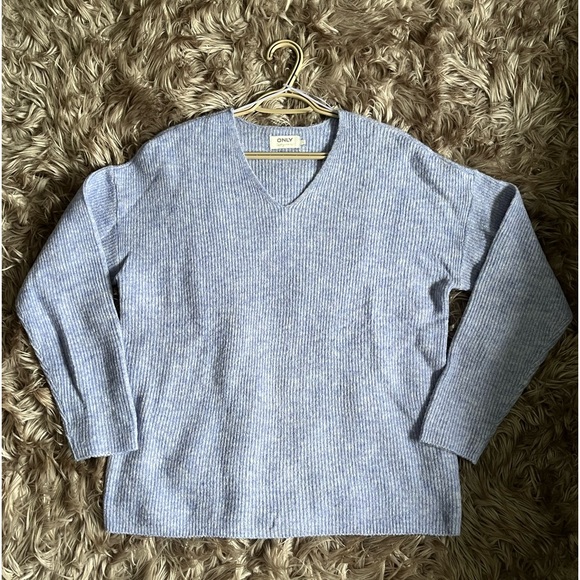 Women’s ONLY Camilla V-Neck Ribbed Sweater Pullover - Picture 5 of 9